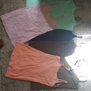 buckle tank tops extra long and lean